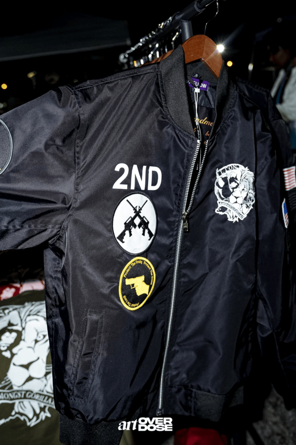 Odd7Fellow Lion Amongst Gorillaz 2nd Amendment CBF COLLAB Collectors Jacket - Image 11