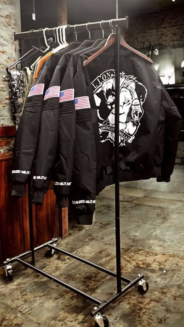 Odd7Fellow Lion Amongst Gorillaz 2nd Amendment CBF COLLAB Collectors Jacket - Image 9