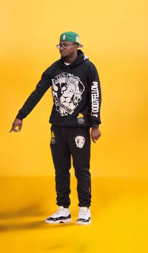 Lion Amongst Gorillaz Studio Lounge Fleece Tech Hoodie - Image 2