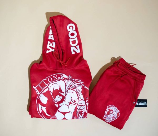 Lion Amongst Gorillaz Studio Lounge Fleece Tech Hoodie - Image 15