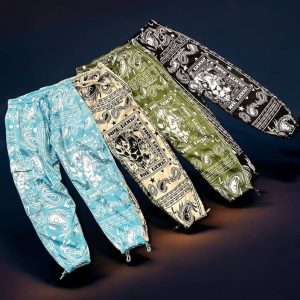 Studio Lounge Lion Amongst Gorillaz Bandana Print Painters Cargo Joggers