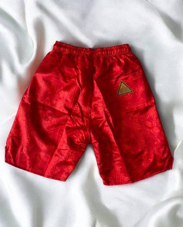 Odd7ellow Signature LAG Bandana Print Godly Satin SL (Studio Lounge) Shorts - Image 2