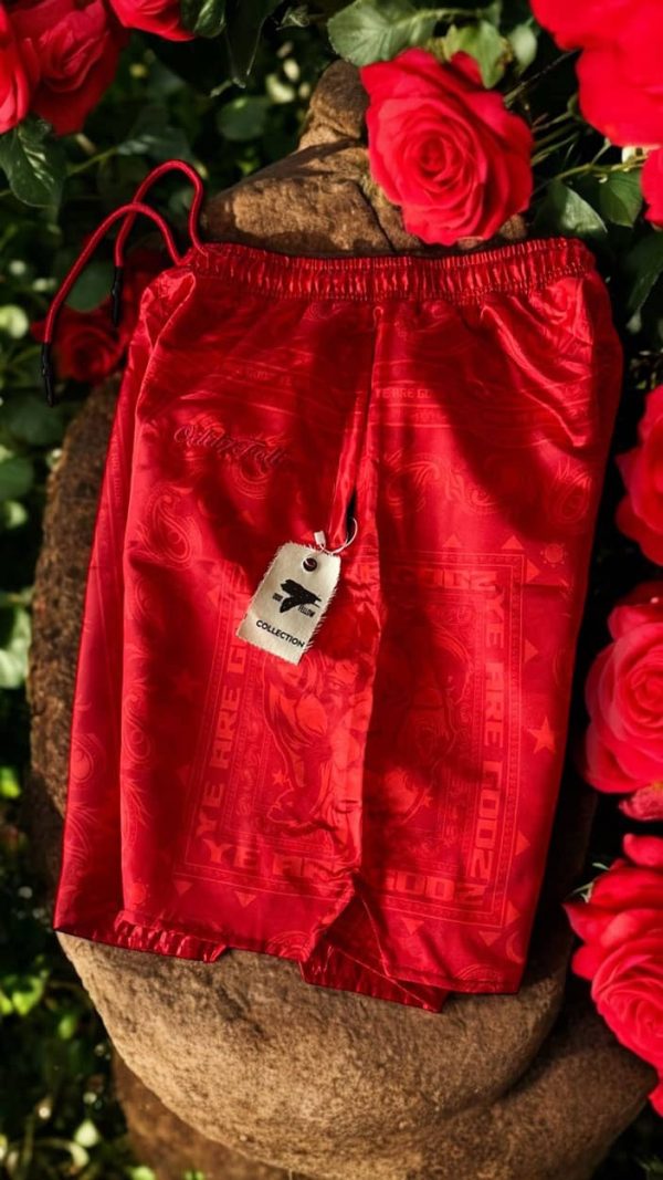 Odd7ellow Signature LAG Bandana Print Godly Satin SL (Studio Lounge) Shorts - Image 3