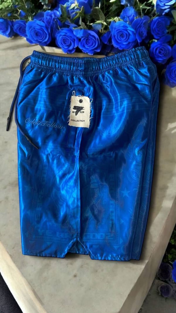 Odd7ellow Signature LAG Bandana Print Godly Satin SL (Studio Lounge) Shorts - Image 5